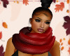 Nellie Fall Red Scarf