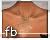 Gold Treble Necklace