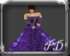 Purple Rose Gown