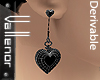 -V- Hearts Earrings