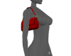 Red Leather Baguette
