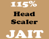 115% Head  Scaler