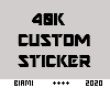 40K Custom Sticker