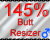 *M* Butt Resizer 145%