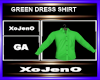 GREEN DRESS SHIRT