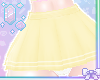 Pastel yellow skirte