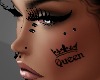 Queen Face Tattoo