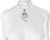 NCA heart padlock chain