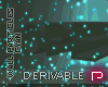 Club Wall Particles Teal