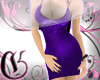 [G]Sequins Dress Purple$