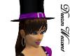 Top Hat with Purple Hatb