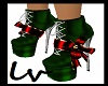 Christmas Bow Boots