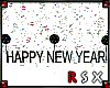 Happy New Year Sign /B