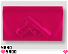¥. $ Gun Clutch H.Pink