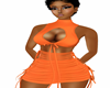 Orange Shimmer Dress