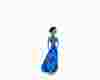 blue diamond gown