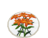 ROUND TIGER LILY RUG 2