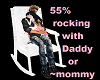 55-60% Rocking chair kid