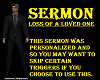 SERMON-Loss Of A Loved 1