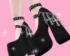 ♡ black doll shoes ♡
