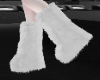 White Fur Boots