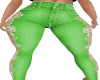 Green Lace RL Jeans
