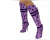 PurpleSequinStrapBoot