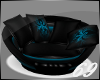 luna blue cuddle chair