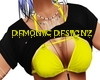 *DD*YELLOW PUSH UP TOP