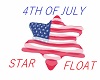 4TH OF JULY STAR FLOAT