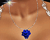 Blu Rose Necklace
