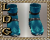 Blue Sky Skull Boots