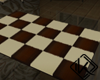 !A checkered carpet