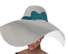 Dunabe White/Teal  Hat