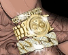 *LH* Diamond+Gold Watch