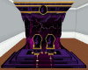 Purple and Gold throne