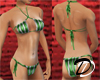 Striped Bikini (green)