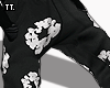 🕀Black Tear Pants