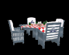{S} 4 place dining table