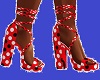 Hot polka dot heels