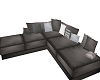 Med. Grey Corner Couch
