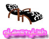 *glam* Cow Chaise Lounge