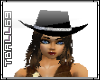 cowgirl hat brown hair