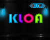 ♥ Kloa Wall Sign