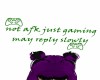 not afk just gaming xbox