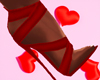 e Valentine Heels Red