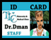 (MJD) DR.DMAN ID BADGE