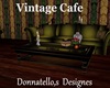vintage cafe coffee tabl