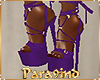 P9)"DANA" Purple Heels