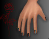 Short Black Nails